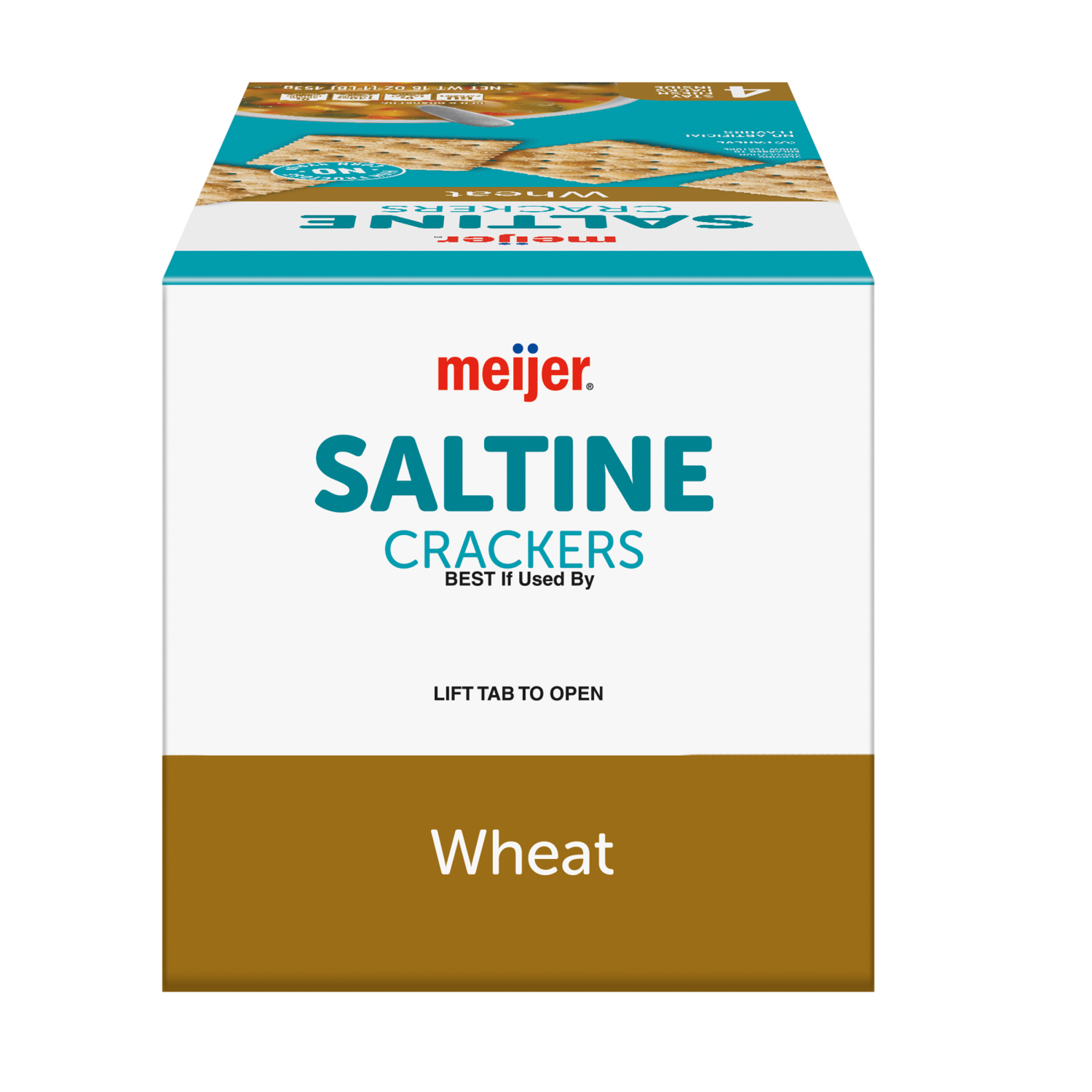 slide 8 of 8, Meijer Select Wheat Saltine Crackers, 16 oz