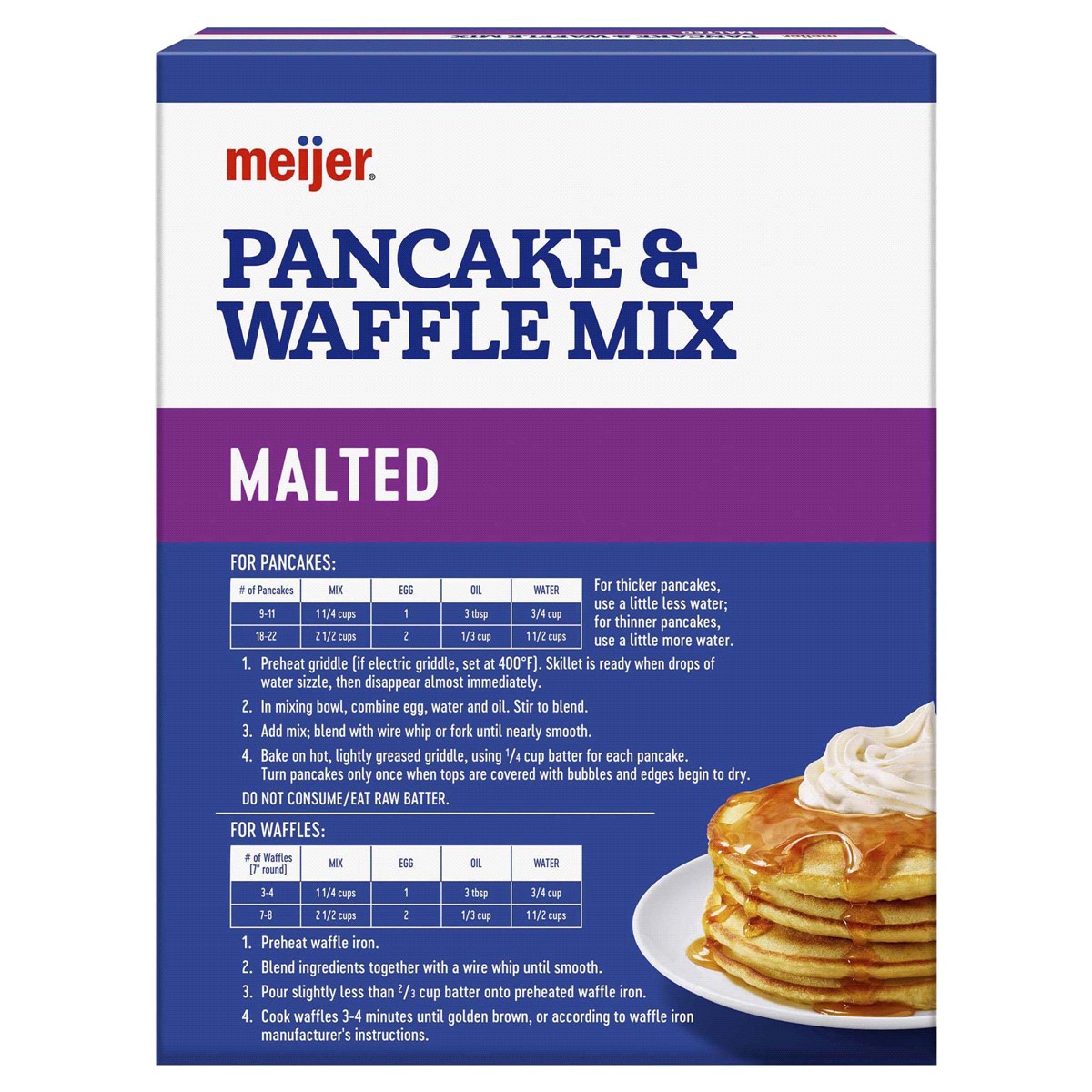 slide 16 of 29, Meijer Malted Pancake & Waffle Mix, 32 oz