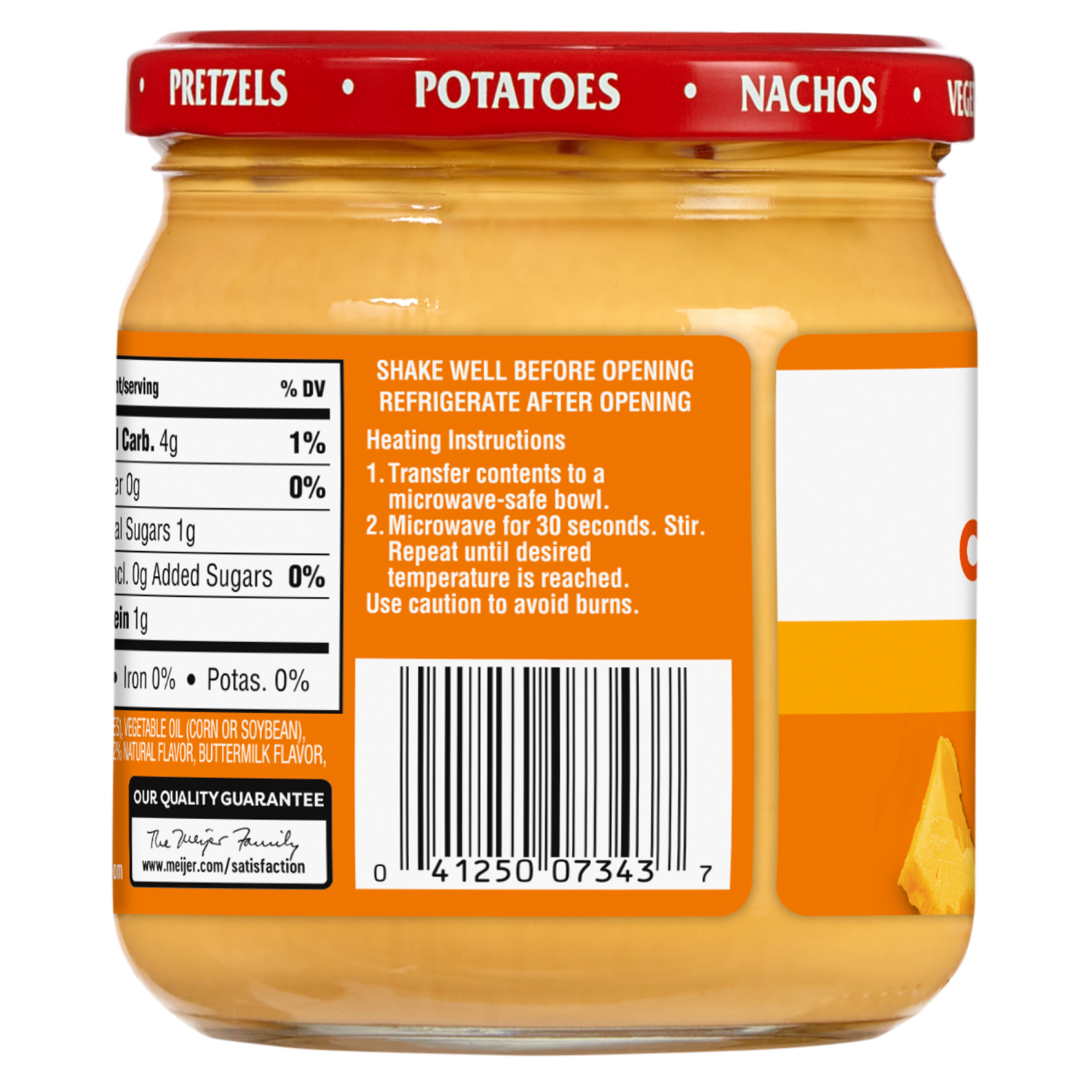 slide 2 of 3, Meijer Stadium Style Cheddar Dip, 15 oz