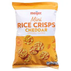 Meijer Cheddar Rice Crisps, 6.06 Oz