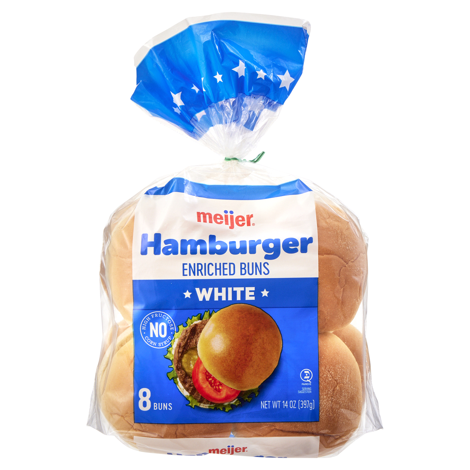 slide 1 of 3, Meijer Hamburger Buns, 8 ct