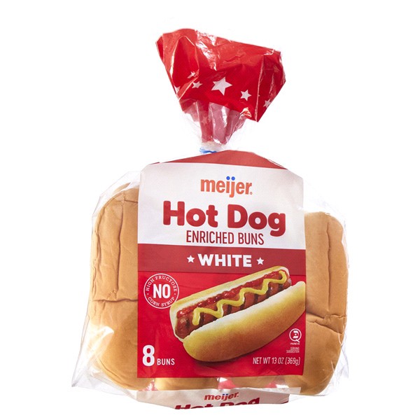 slide 8 of 21, Meijer Hot Dog Buns, 8 ct