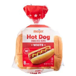 Meijer Hot Dog Buns, 8 Count 13oz.