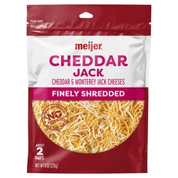 Meijer Finely Shredded Cheddar Jack Cheese - 8 oz
