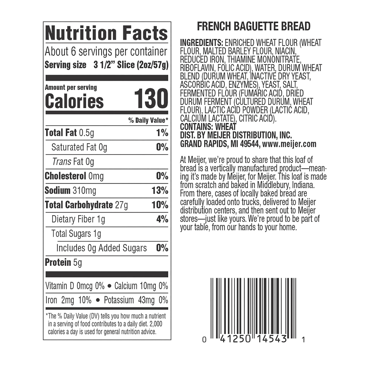 slide 2 of 4, Fresh from Meijer French Baguette, 11 oz, 11 oz