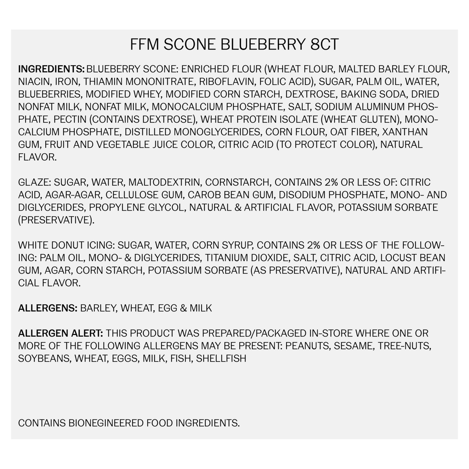 slide 2 of 4, Fresh from Meijer Scone, Blueberry, 8 ct., 15 oz., 8 ct; 15 oz