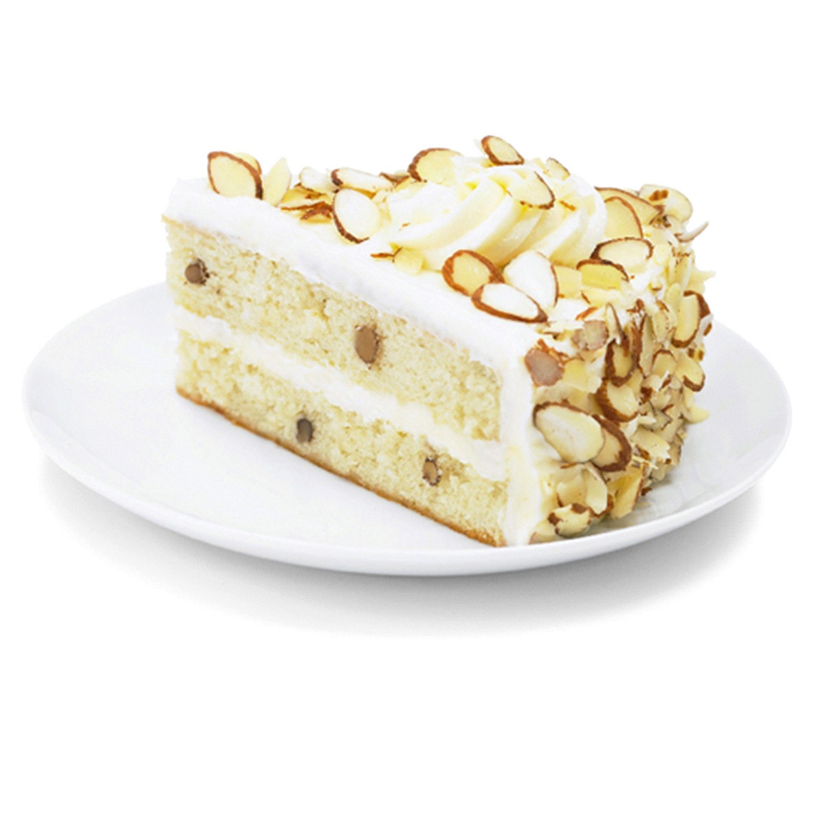 slide 1 of 1, Meijer Italian Cream Cake Slice, 3.75 oz