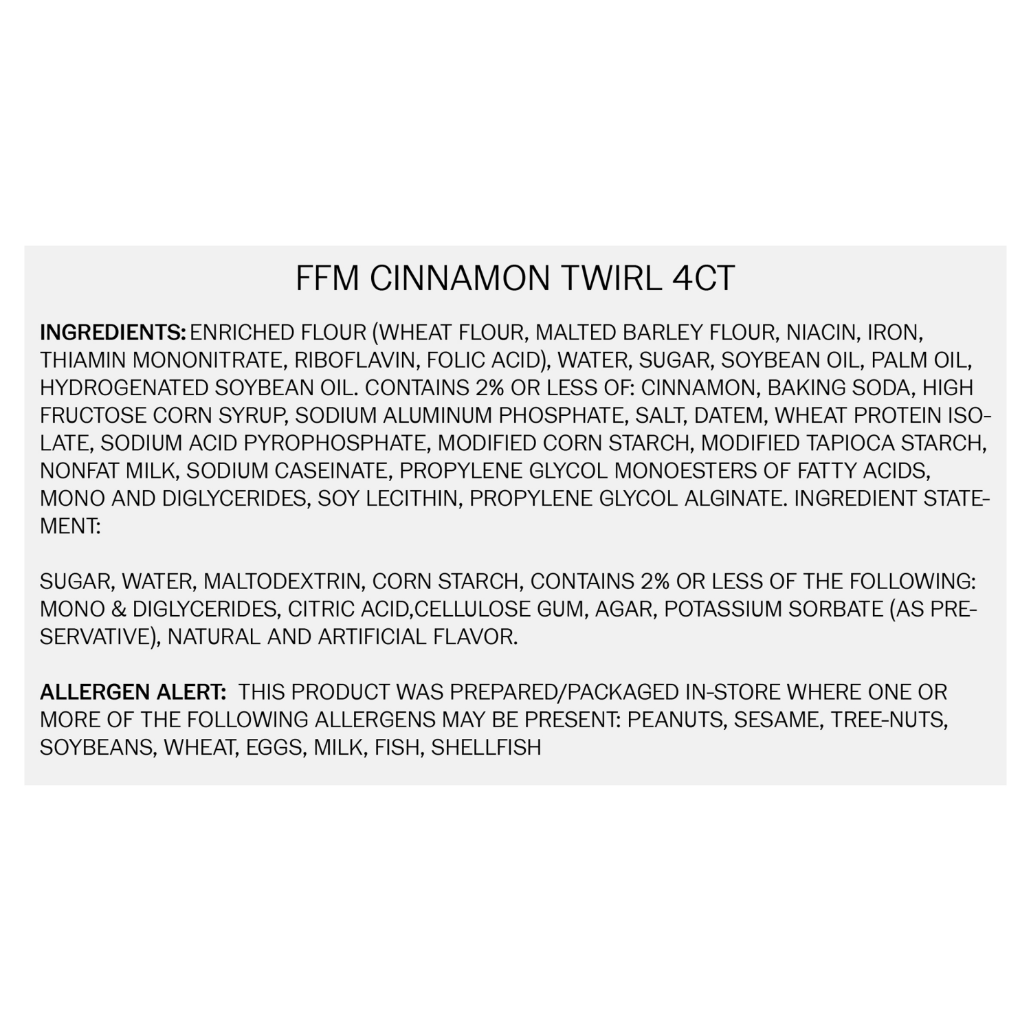 slide 2 of 2, Fresh from Meijer Cinnamon Glazed Twirl, 4 Count, 4 ct