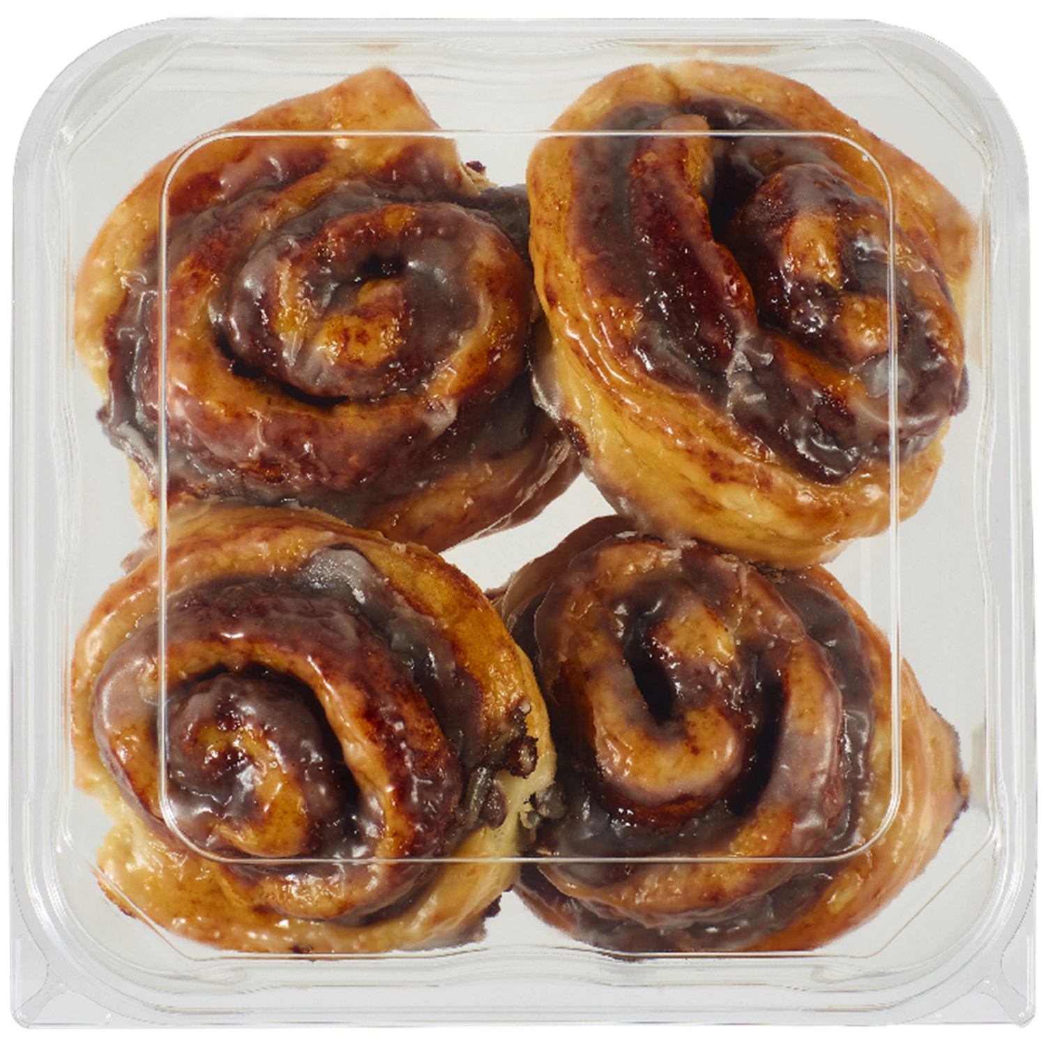 slide 1 of 2, Fresh from Meijer Cinnamon Glazed Twirl, 4 Count, 4 ct