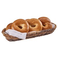 slide 3 of 9, Fresh from Meijer Plain Bagels, 6 Pack, 6 ct