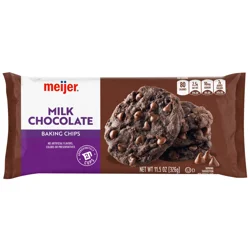 Meijer Milk Chocolate Baking Chips