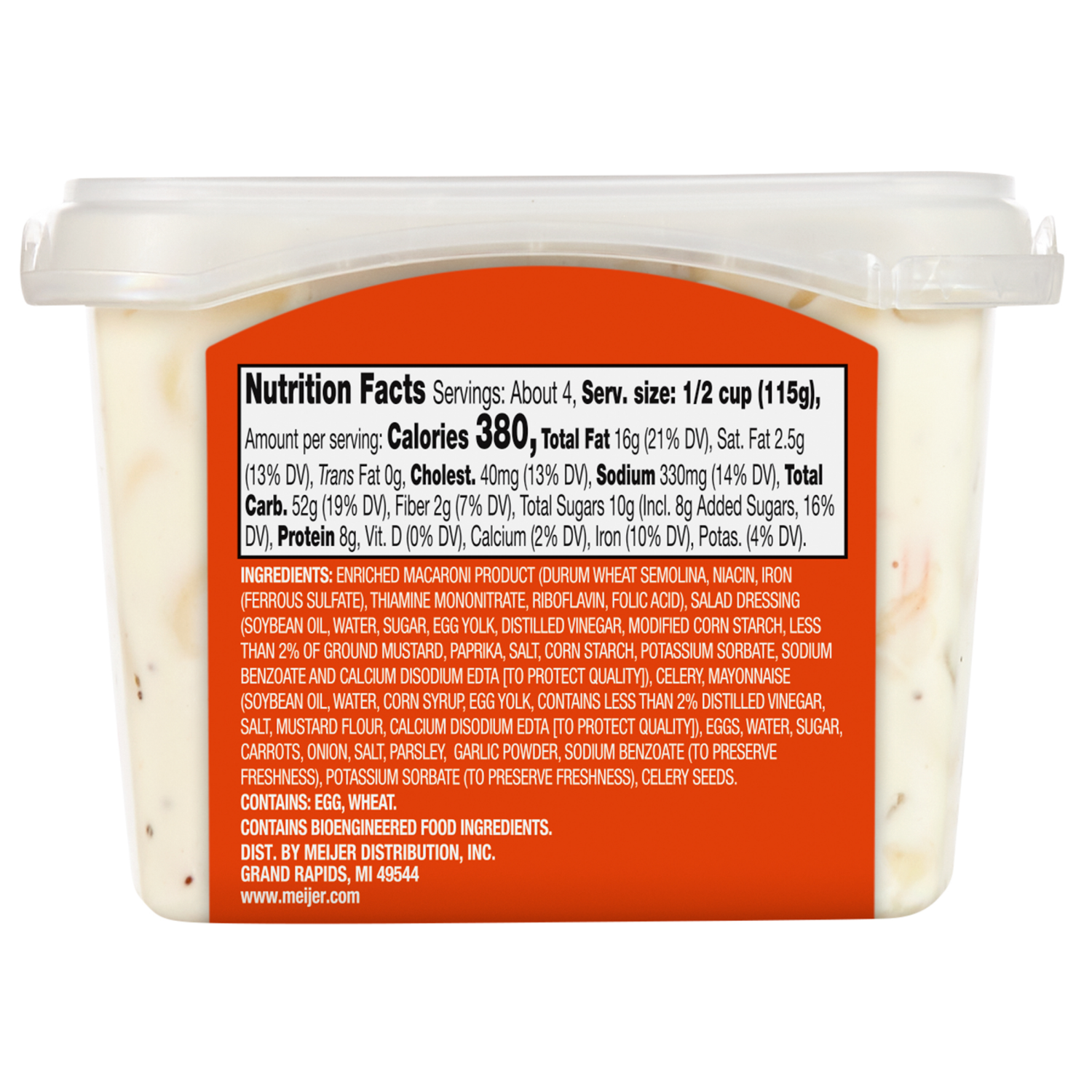 slide 2 of 4, Fresh from Meijer Creamy Macaroni Salad, 16 oz, 16 oz