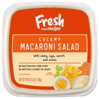 slide 3 of 13, Fresh from Meijer Creamy Macaroni Salad, 48 oz, 48 oz