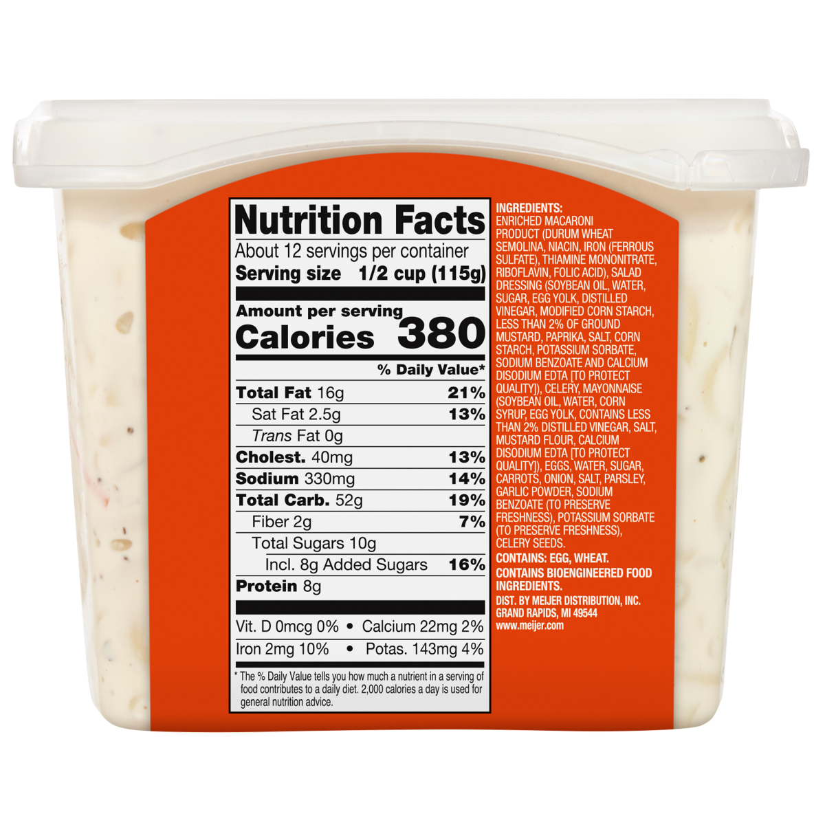 Fresh from Meijer Creamy Macaroni Salad, 48 oz 48 oz Shipt