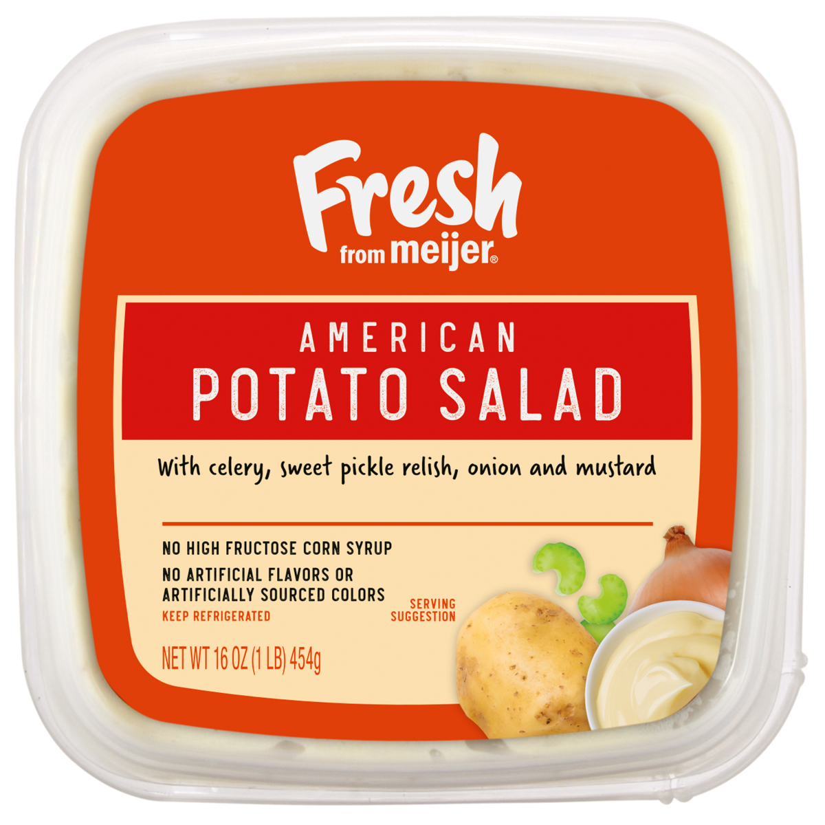 slide 2 of 2, Fresh from Meijer American Potato Salad, 16 oz, 16 oz