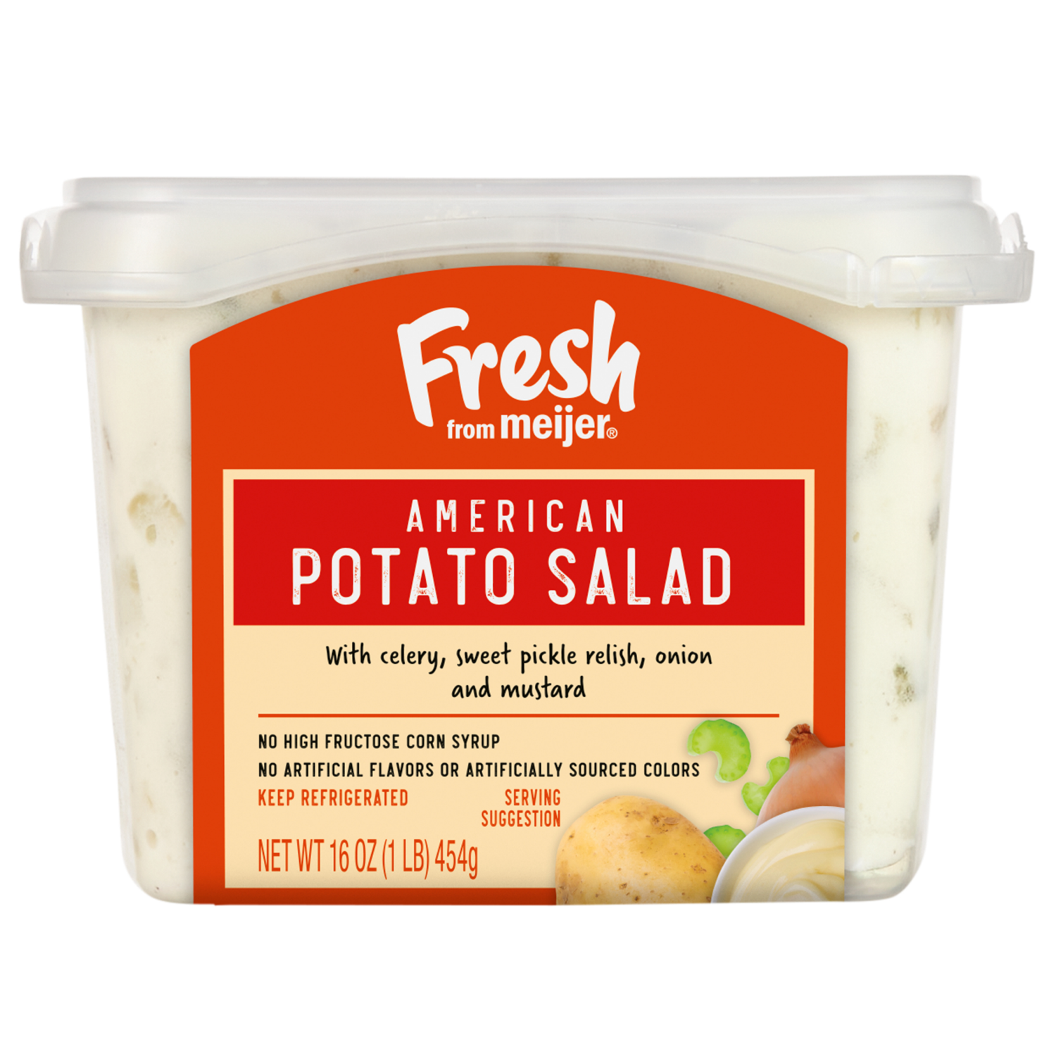 slide 1 of 4, Fresh from Meijer American Potato Salad, 16 oz, 16 oz