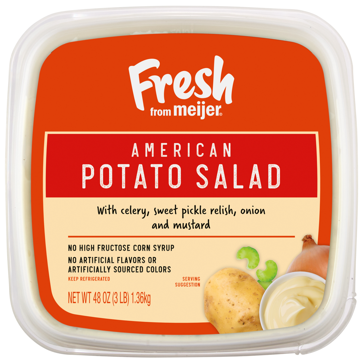 slide 4 of 4, Fresh from Meijer American Potato Salad, 48 oz, 48 oz