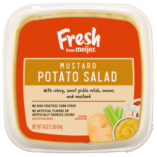 slide 4 of 13, Fresh from Meijer Mustard Potato Salad, 16 oz, 16 oz