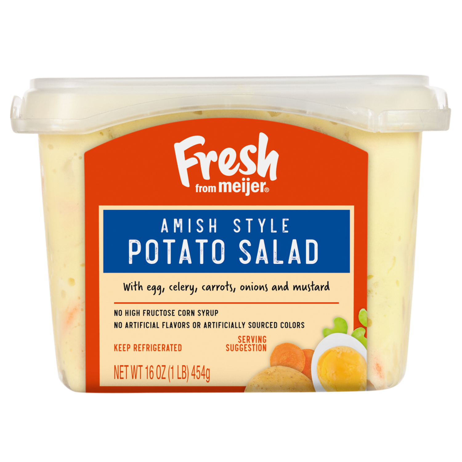 slide 1 of 4, Fresh from Meijer Amish Potato Salad, 16 oz, 16 oz