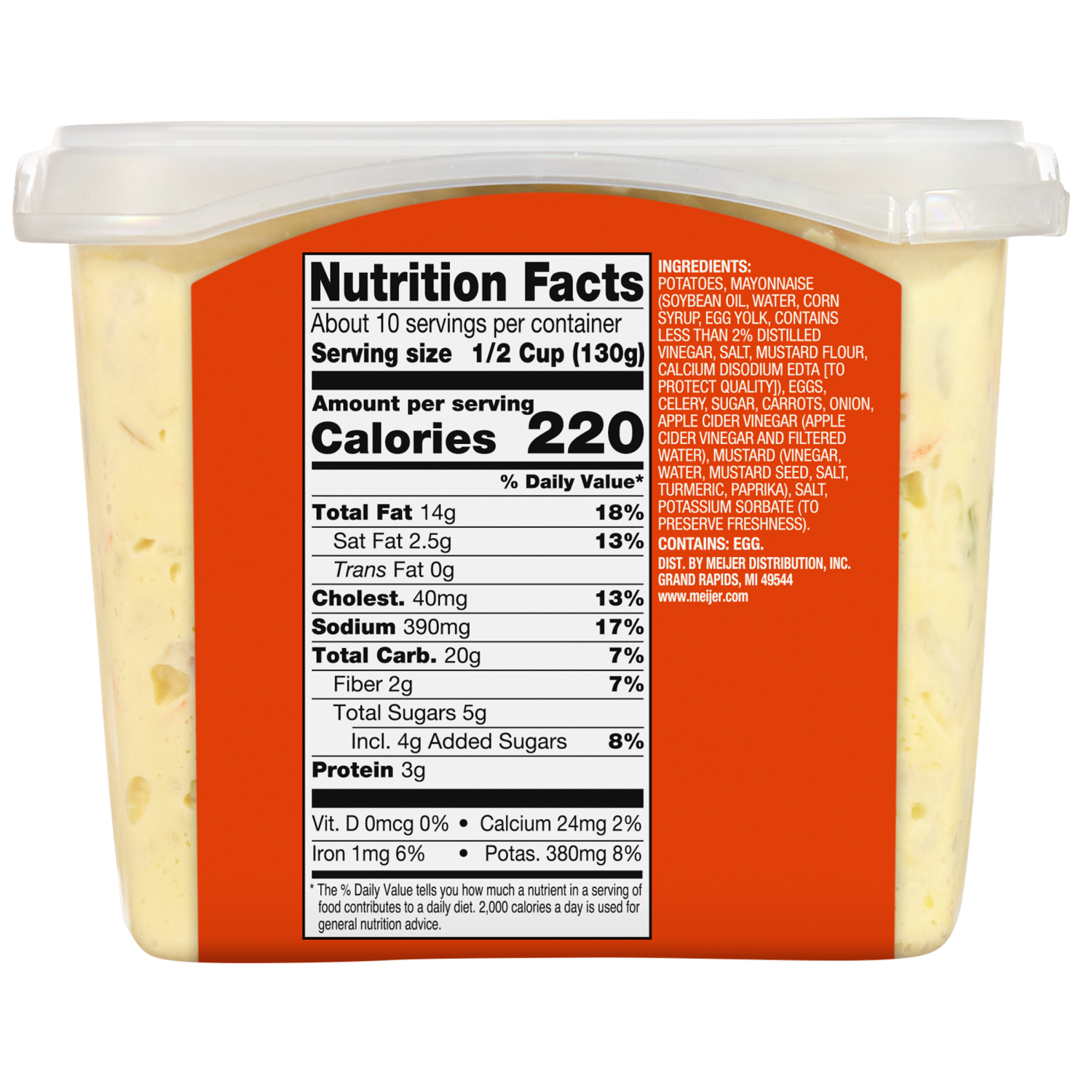 slide 2 of 4, Fresh from Meijer Amish Potato Salad, 48 oz, 3 lb