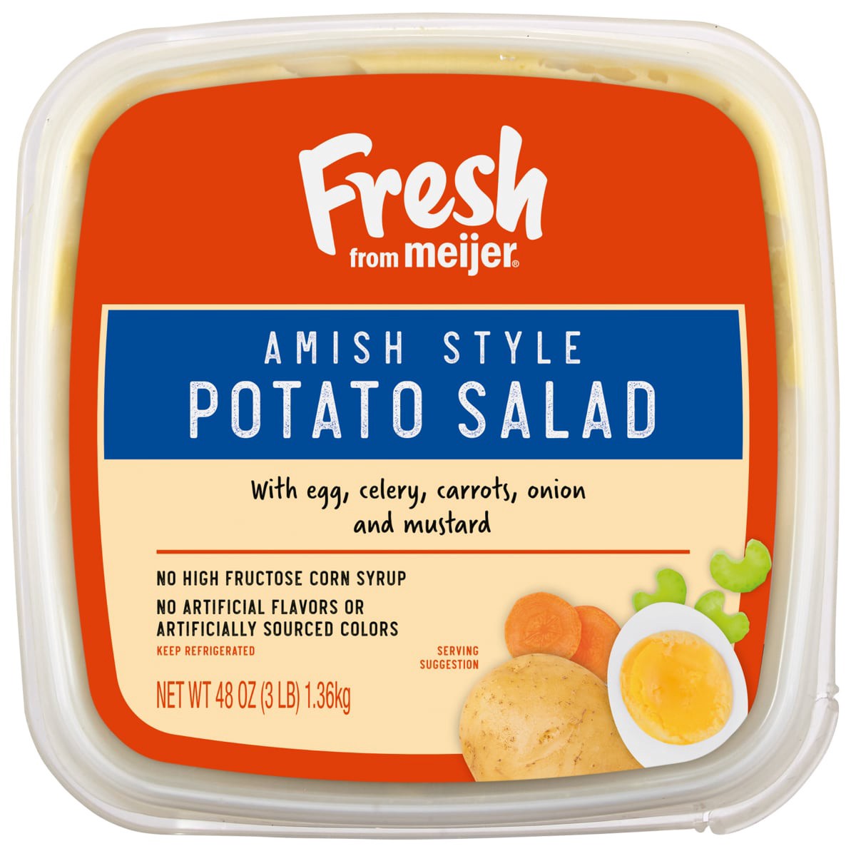 slide 5 of 13, Fresh from Meijer Amish Potato Salad, 48 oz