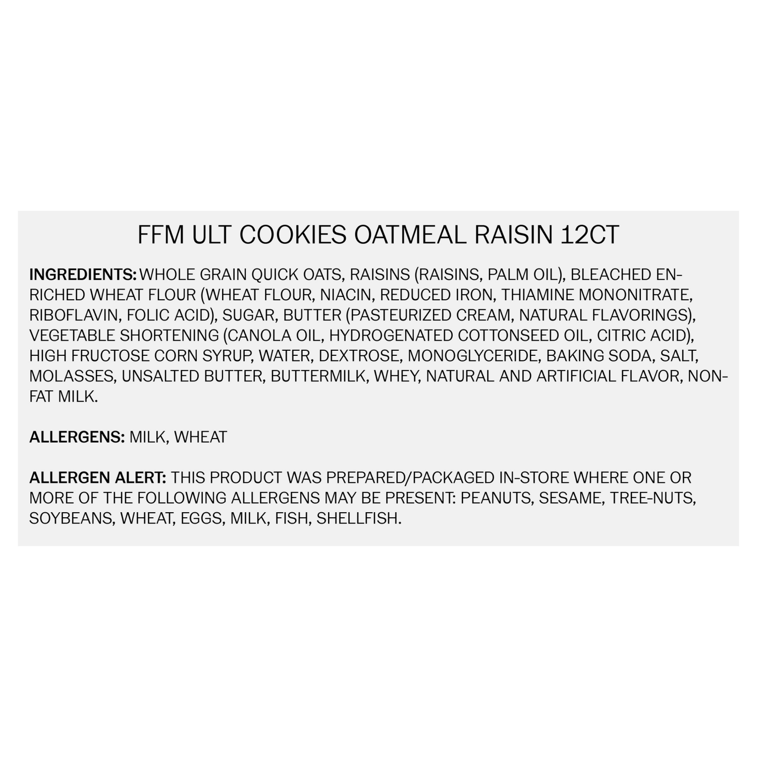 slide 2 of 4, Fresh from Meijer Ultimate Oatmeal Raisin Cookies, 12 Count, 12 ct