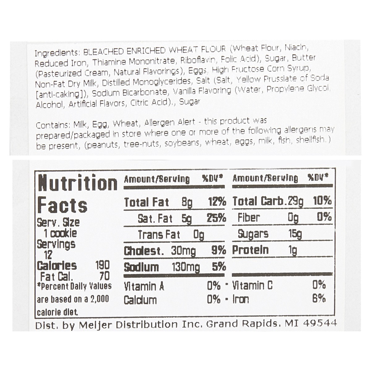 slide 12 of 13, Fresh from Meijer Ultimate Sugar Cookies, 12 ct