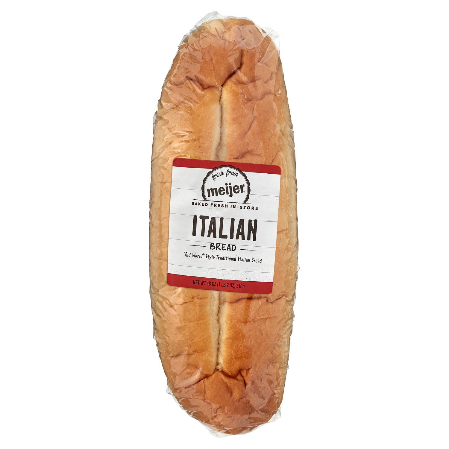 slide 1 of 4, Italian Bread, 18 Oz, 18 oz