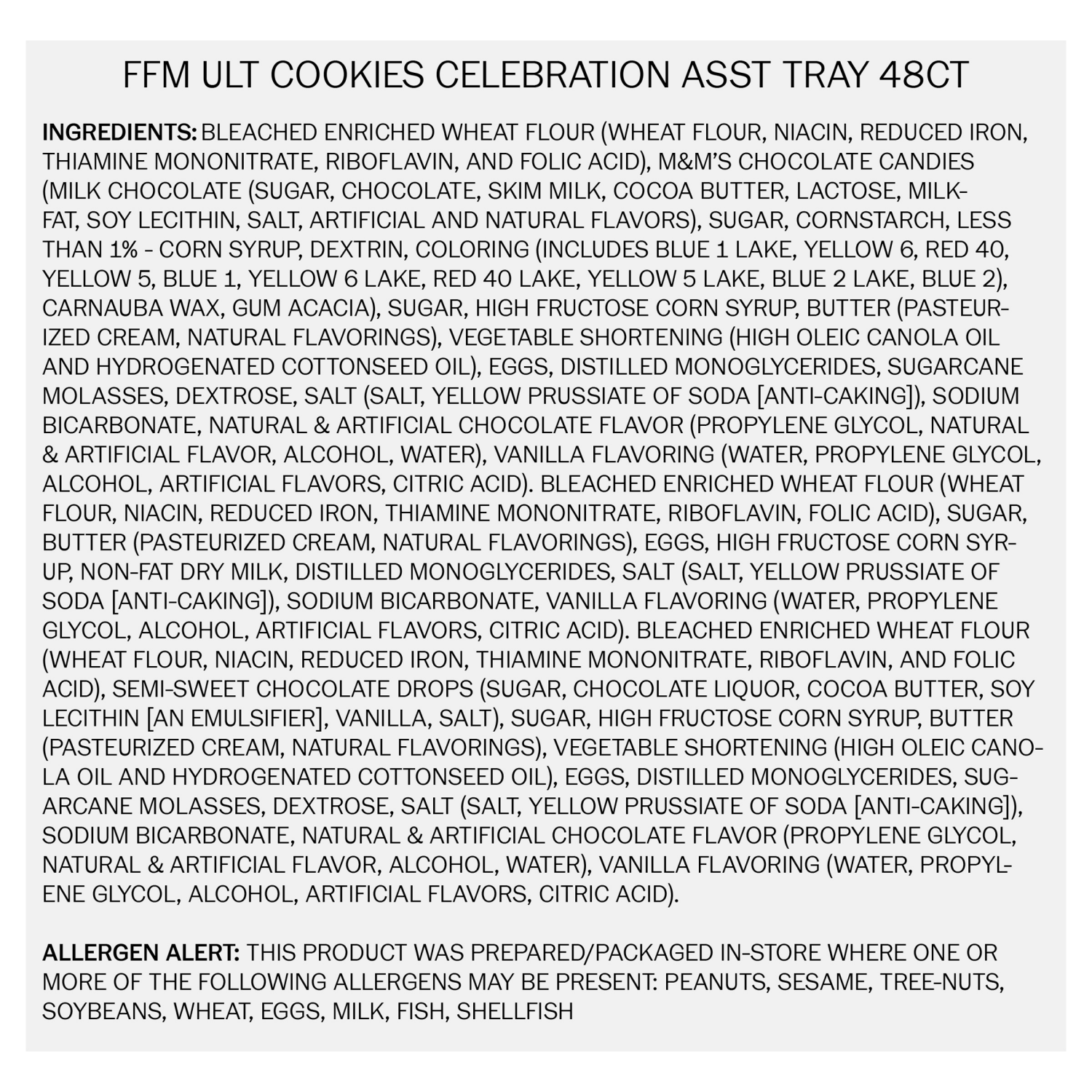 slide 2 of 4, Fresh from Meijer Celebration Cookie Assortment Tray, 48 ct