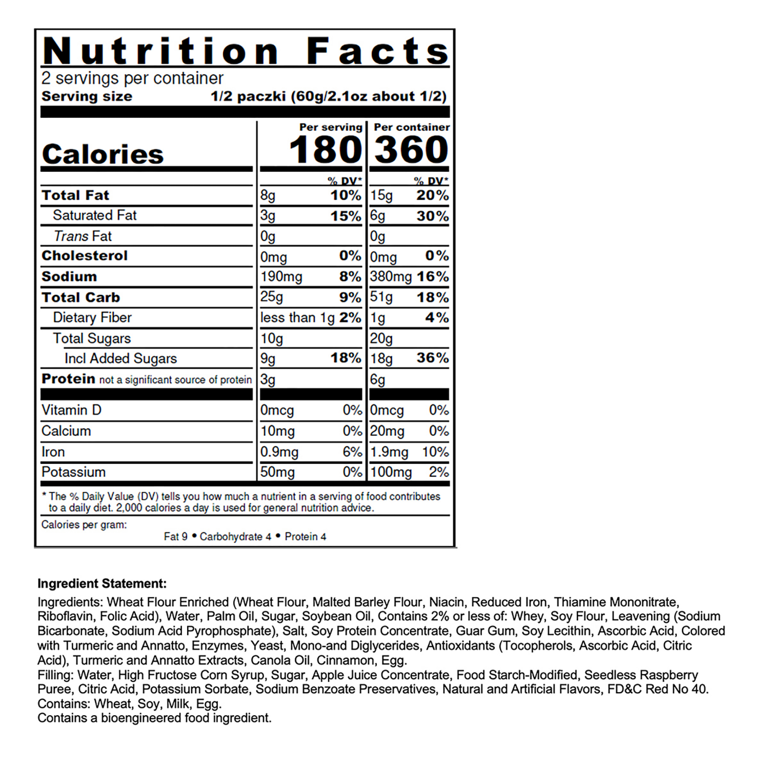 slide 2 of 6, Fresh from Meijer Raspberry Filled Paczki, 4 ct, 4 ct