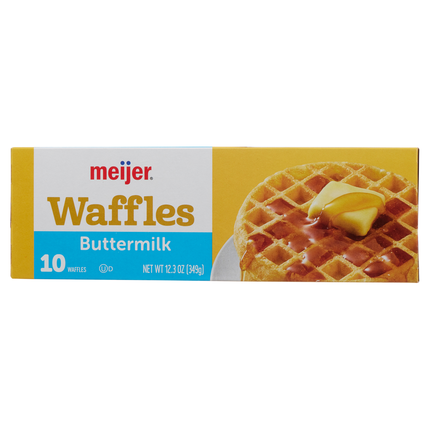 slide 3 of 6, Meijer Buttermilk Frozen Waffles, 10 ct; 12.3 oz
