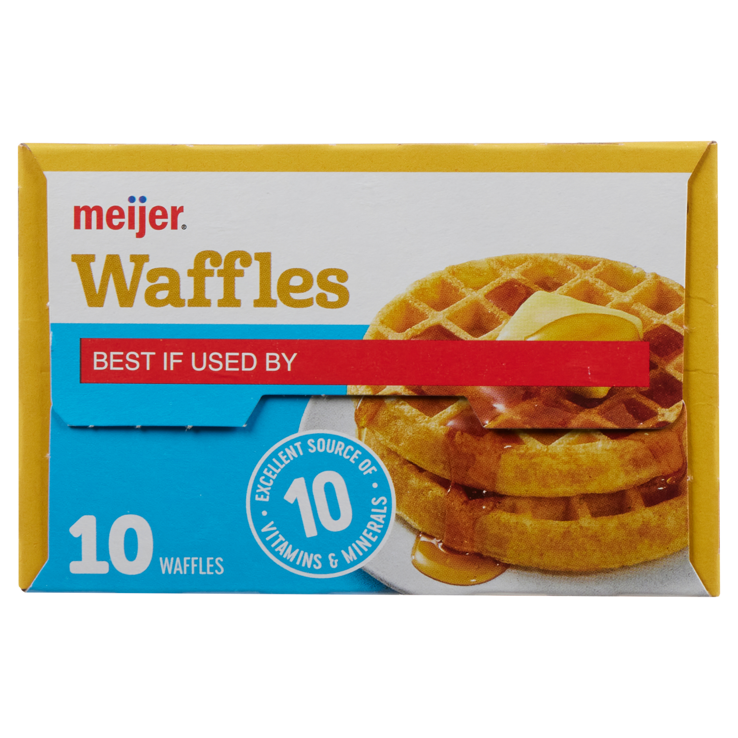slide 4 of 6, Meijer Buttermilk Frozen Waffles, 10 ct; 12.3 oz
