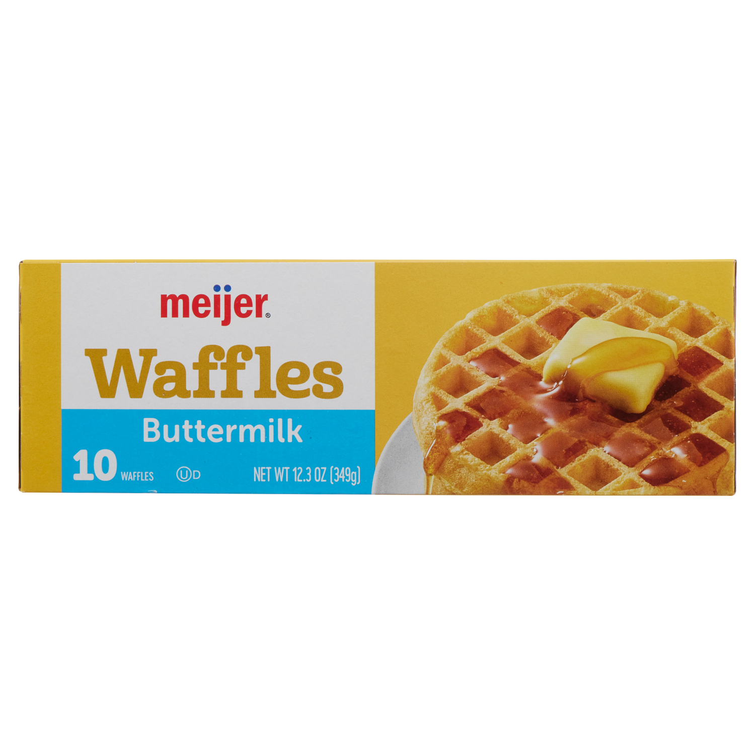 slide 6 of 6, Meijer Buttermilk Frozen Waffles, 10 ct; 12.3 oz