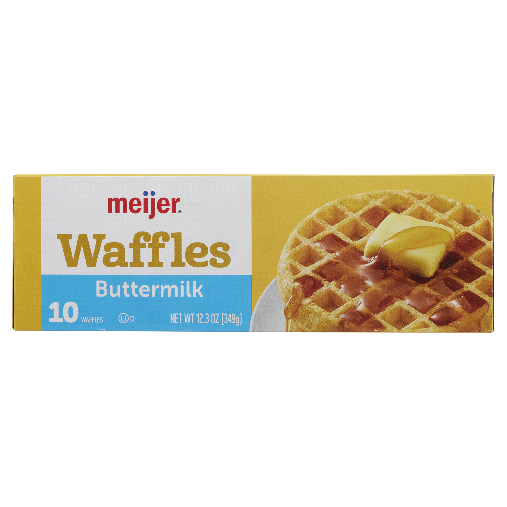 slide 17 of 21, Meijer Buttermilk Frozen Waffles, 10 ct, 12.3 oz