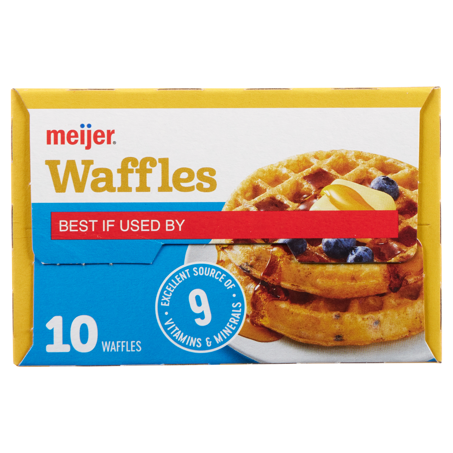 slide 2 of 4, Meijer Blueberry Waffle, 10 ct