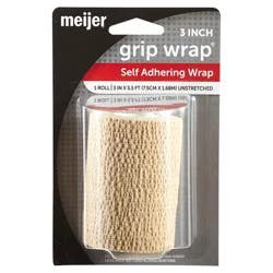 Meijer Self Grip Elastic Bandage, Maximum Support, Beige, 3"