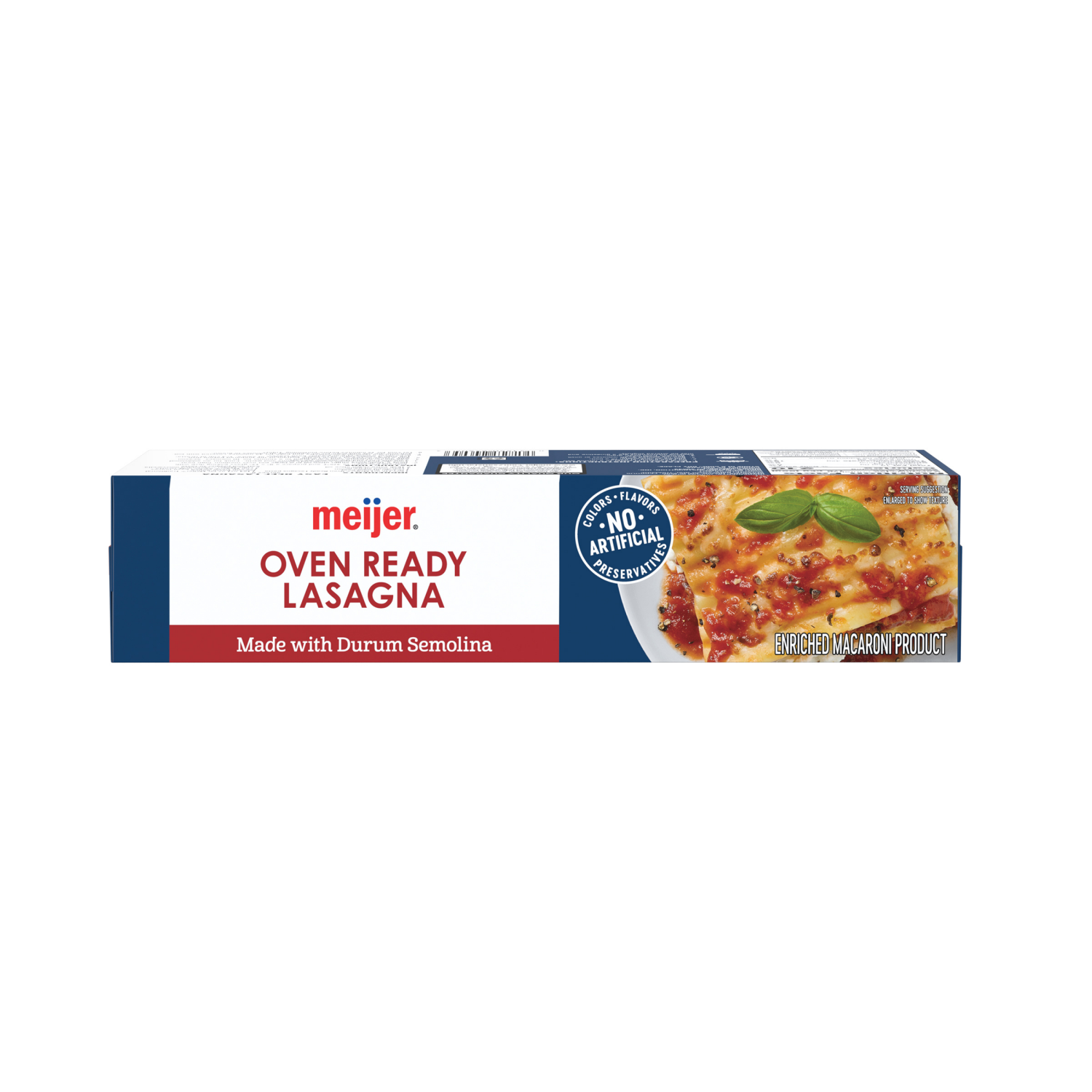 slide 3 of 5, Meijer Oven Ready Lasagna Pasta, 12 oz