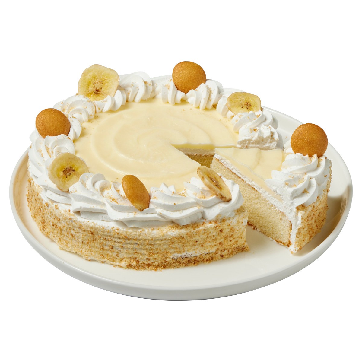 slide 5 of 17, Fresh from Meijer 8" Cake - Banana Creme Pie, 28.7 oz