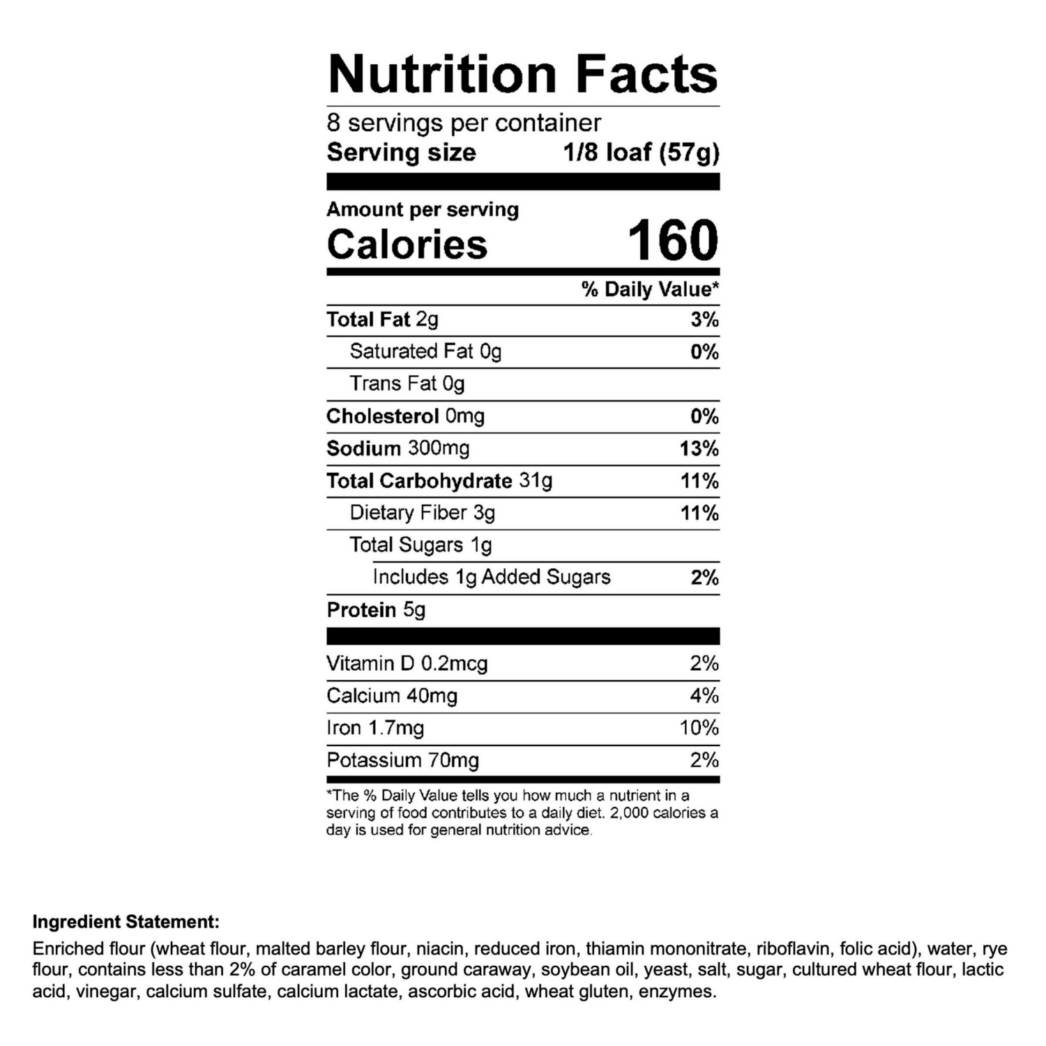 slide 3 of 4, Pumpernickel Rye Boule, 16 oz