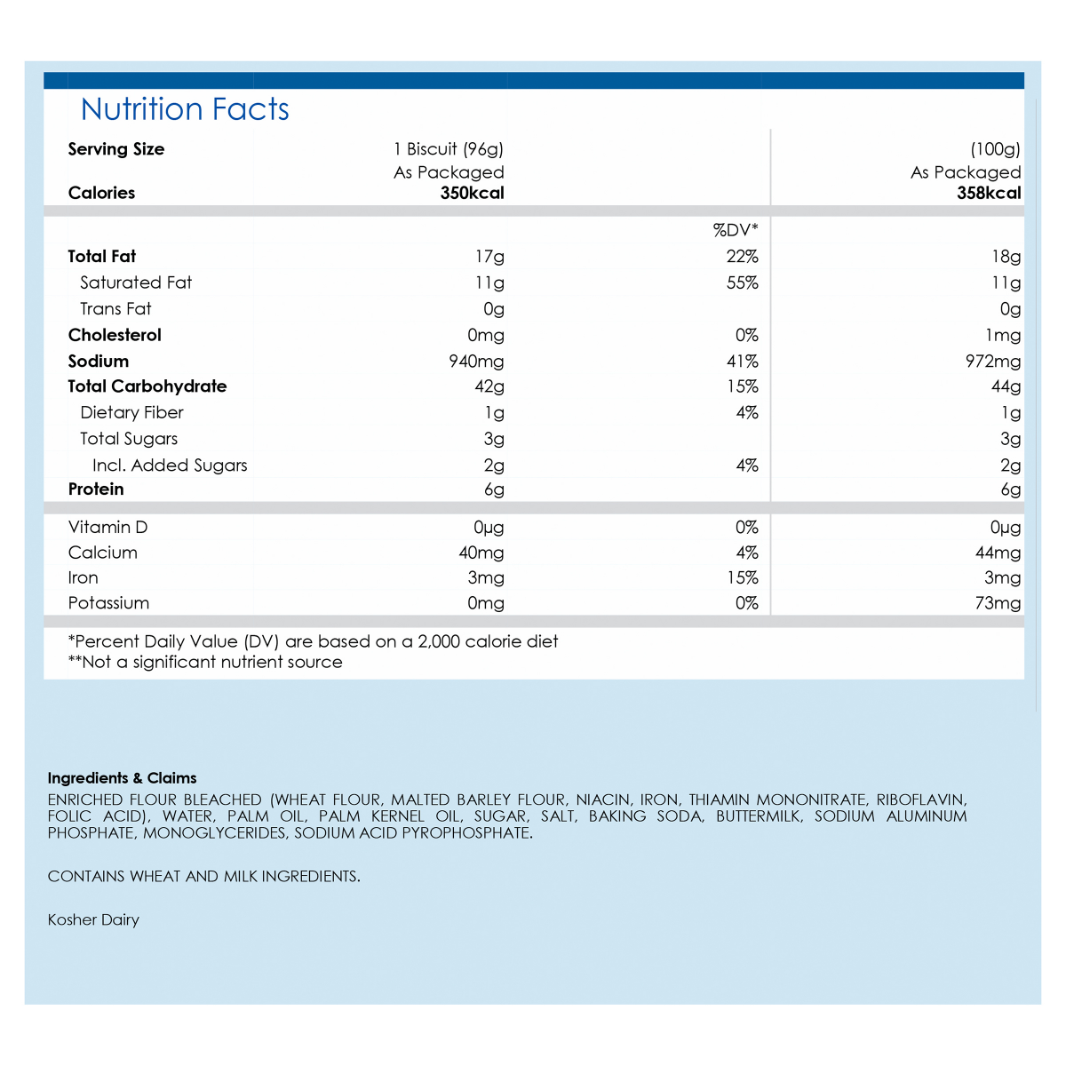 slide 3 of 4, FRESH FROM MEIJER 6ct Easy Split Southern Style Biscuit, 20.4 OZ, 6 ct, 20.4 oz