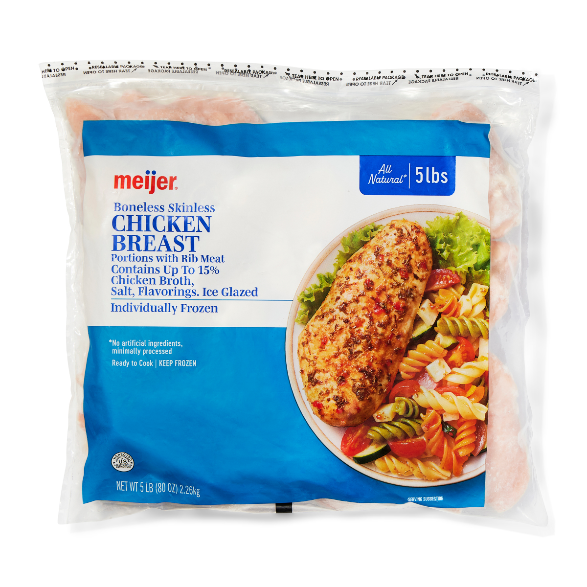 slide 1 of 17, Meijer Chicken Breasts, 80 oz, 80 oz