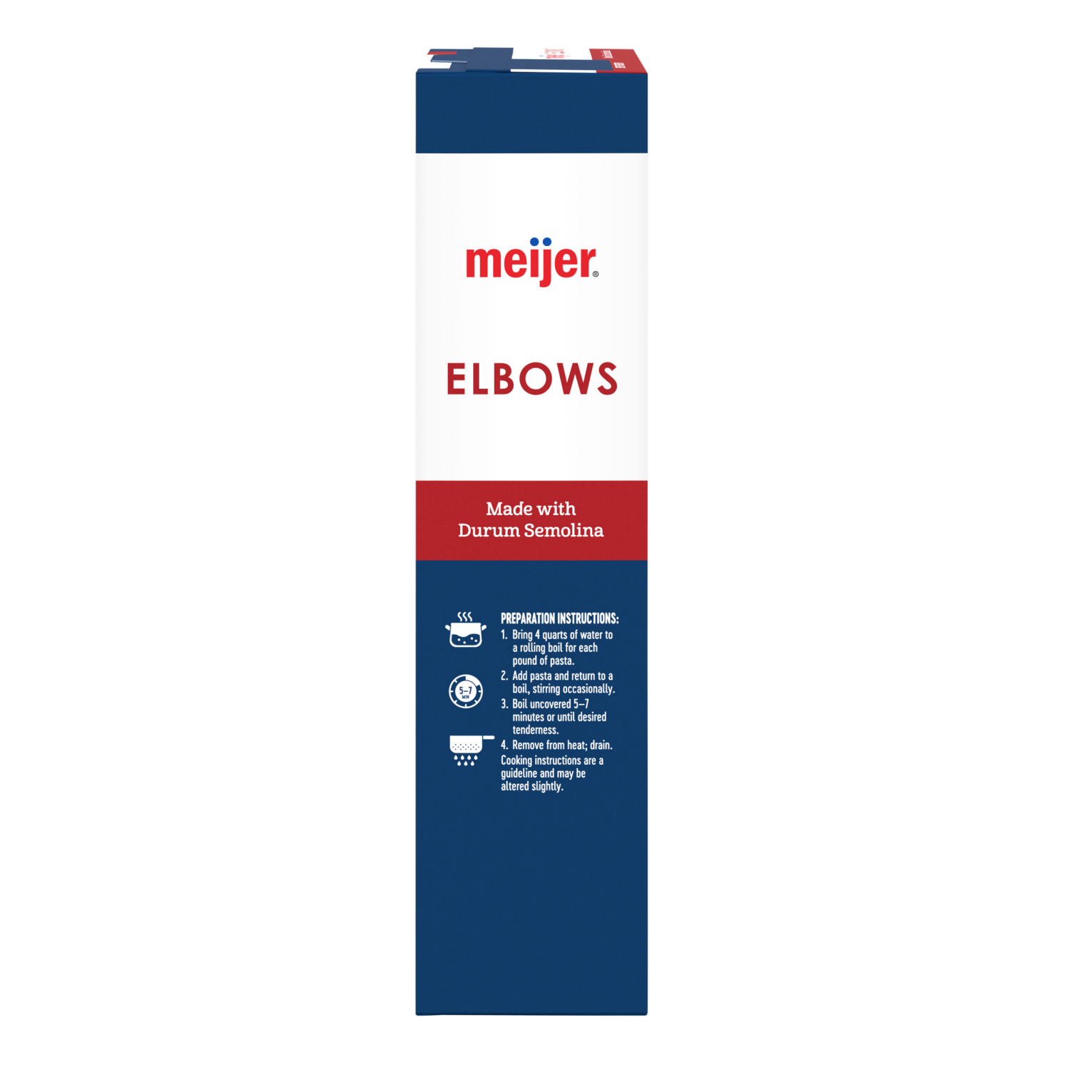 slide 4 of 8, Meijer Elbow Macaroni Pasta, 16 oz