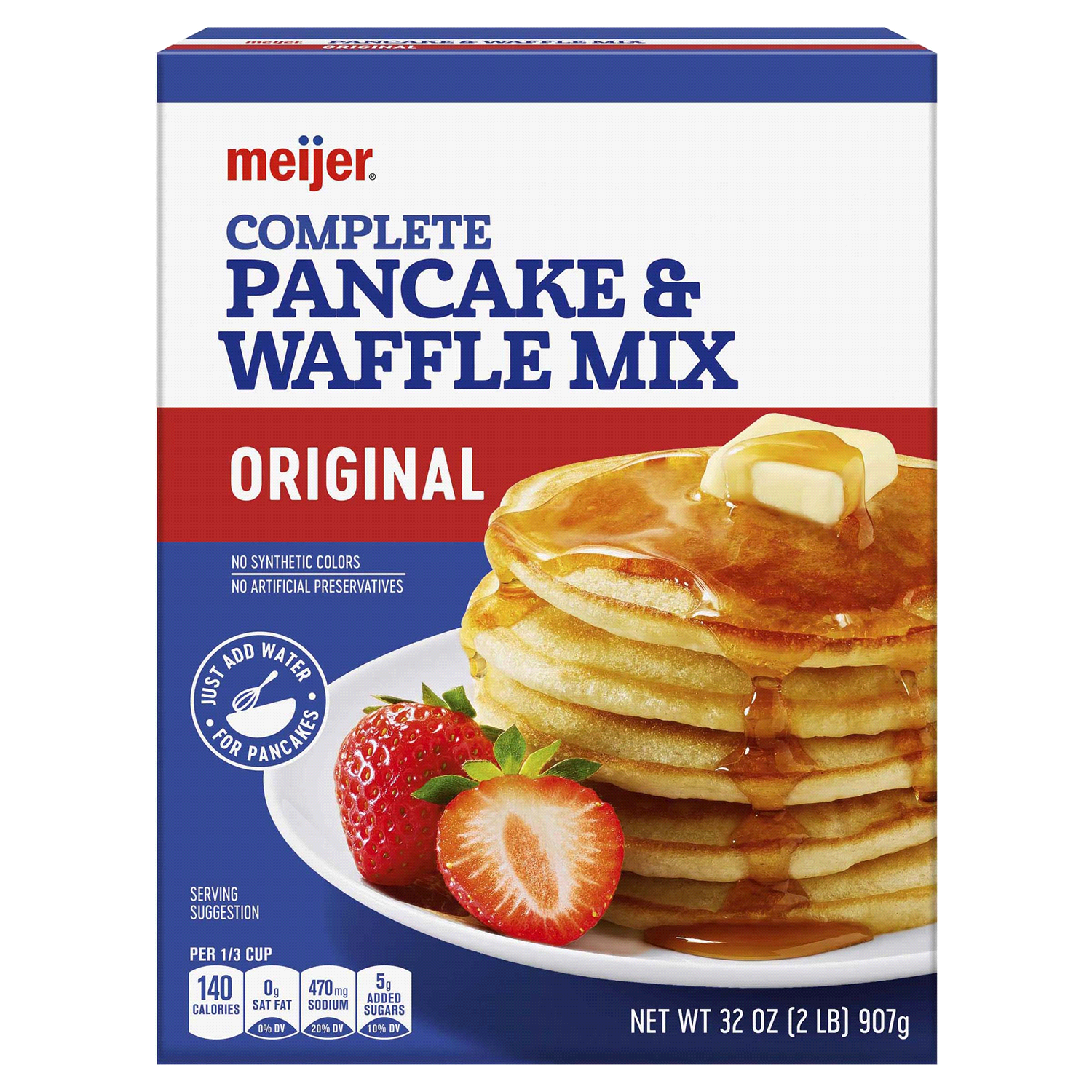 slide 1 of 5, Meijer Original Pancake Mix, 32 oz