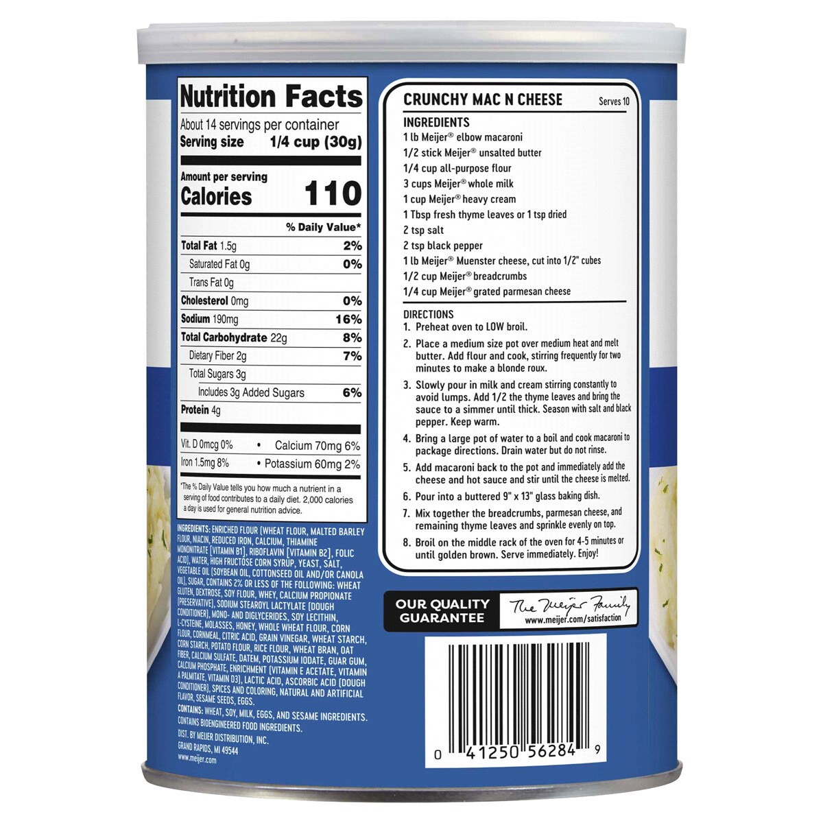 slide 2 of 2, Meijer Plain Bread Crumbs, 15 oz