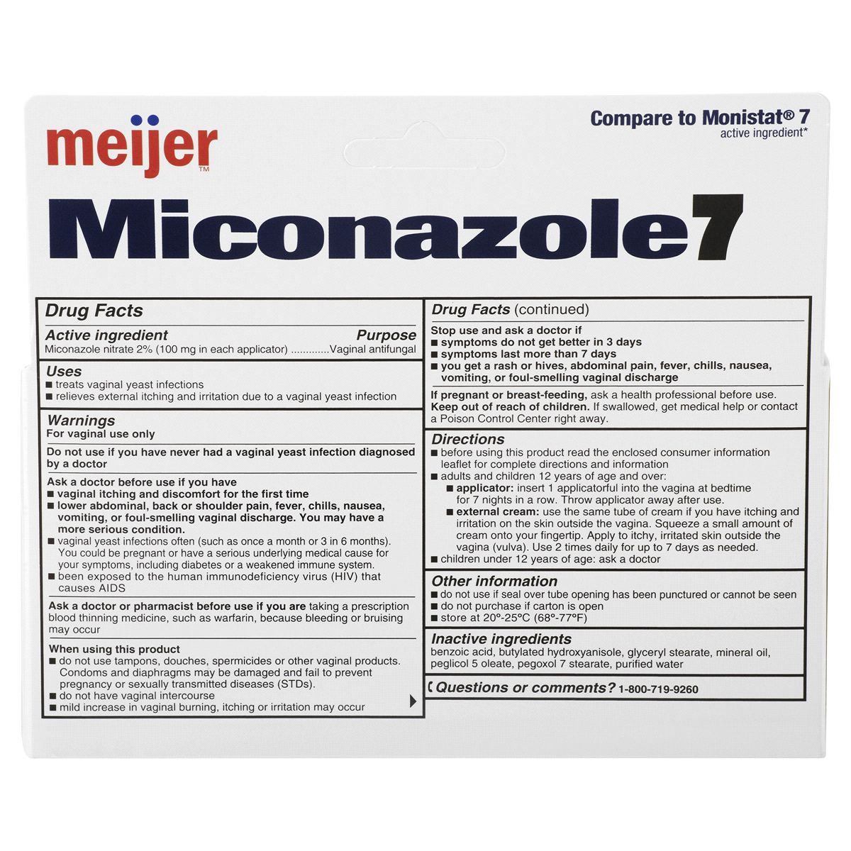 slide 4 of 4, Meijer Miconazole 7 Combo Pack: Disposable Applicators, 1 ct
