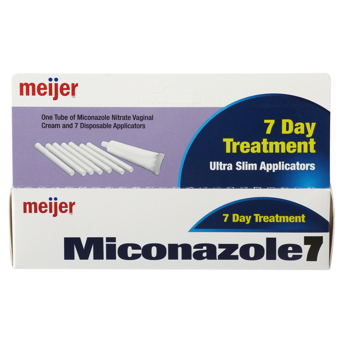 slide 2 of 4, Meijer Miconazole 7 Combo Pack: Disposable Applicators, 1 ct