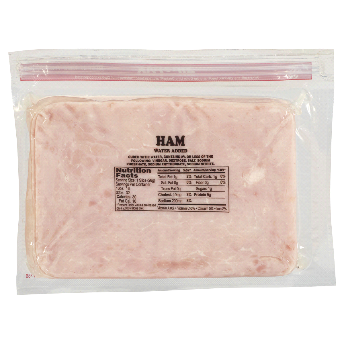 slide 2 of 2, Meijer Cooked Ham Lunchmeat, 16 oz, 16 oz