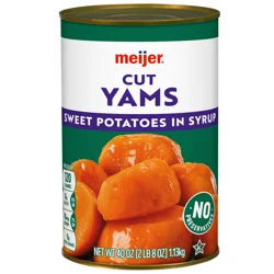 Meijer Cut Canned Yams, 40 Oz