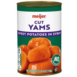 Meijer Cut Canned Yams, 40 Oz