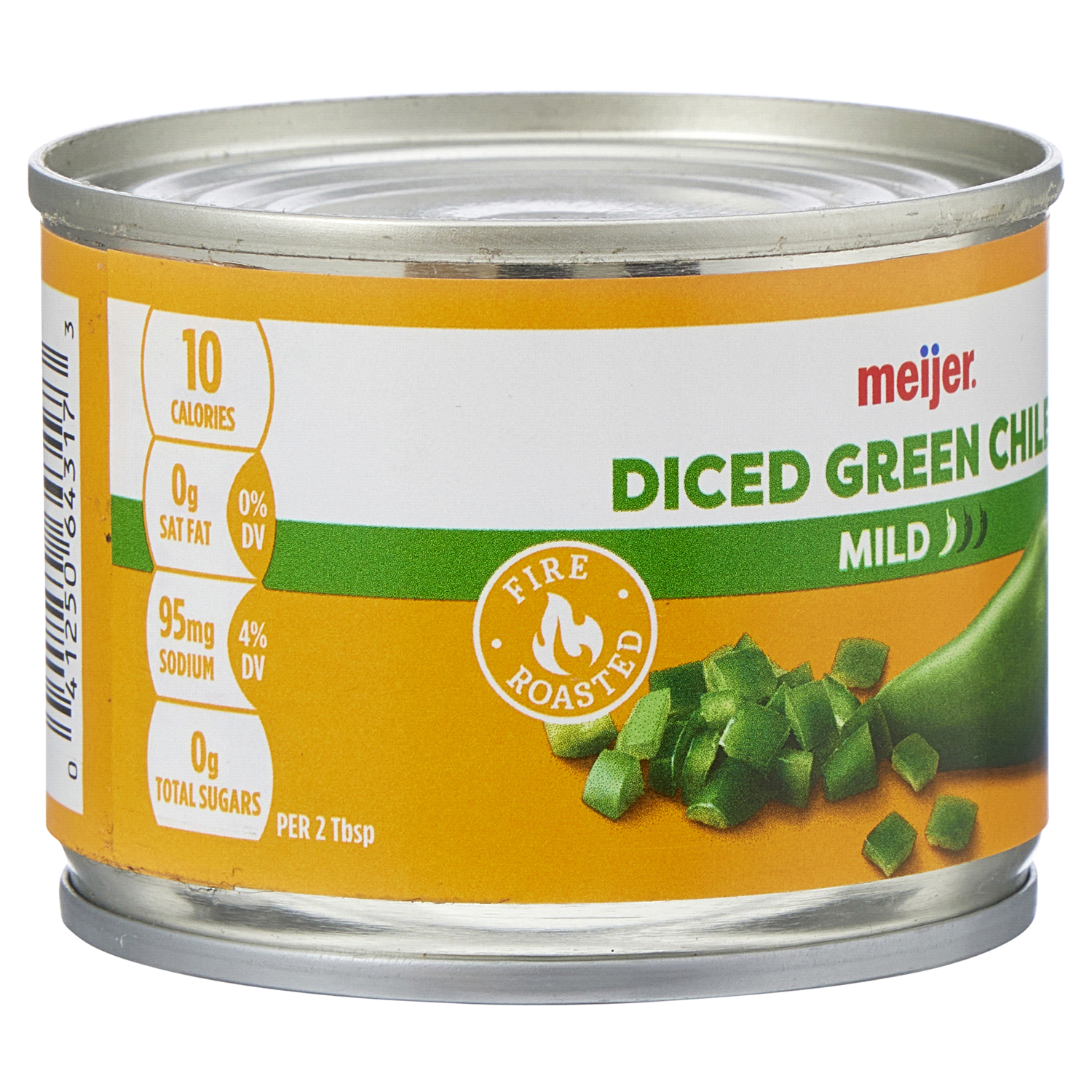 slide 2 of 2, Meijer Green Chile Diced Mild, 4 oz